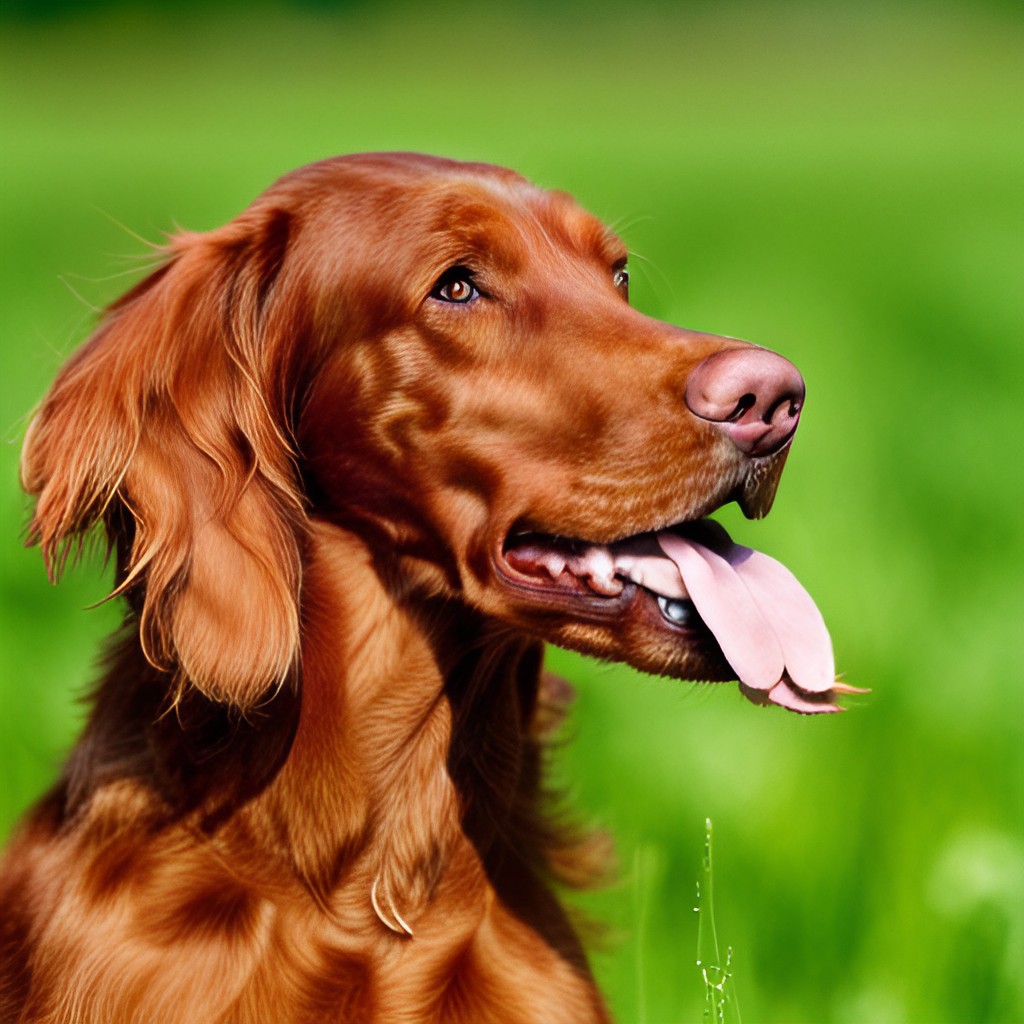 why is my irish setter panting so much